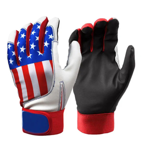 Guantes Deportivos de Béisbol con Diseño de Bandera, Unisex, Antideslizantes, Material PU, para Actividades al Aire Libre, Todas las Temporadas - Product Image 5