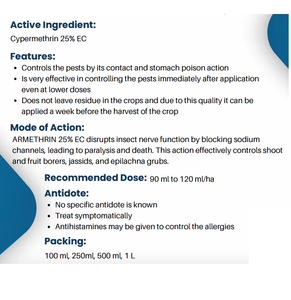 Armethrin 25% EC Insecticida <span class=keywords><strong>para</strong></span> el Control Efectivo de Mosquitos, <span class=keywords><strong>Moscas</strong></span> e Insectos Rasteadores, Producto Químico de Alto Rendimiento <span class=keywords><strong>para</strong></span> el Control de Plagas - Product Image 3