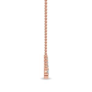 Elegante Collar de Lujo con Colgante de Diamante Cultivado en Laboratorio de Oro Blanco de 9K, Corte Redondo de 1.00 CTW, para Mujer, Colección al por Mayor - Product Image 6