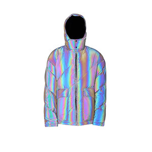 High Visibility Outdoor Wear Rainbow <b>Reflective</b> <b>Jacket</b> Multicolor <b>Reflective</b> Design For <b>Cycling</b> And Night Activities - Product Image 1