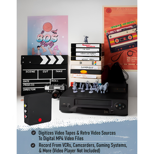 Video to Digital Converter with HDMI Output, USB Recording, VCR/VHS/Hi8/AV Capture, MP4 Digital Conversion, Video Recorder - Product Image 5