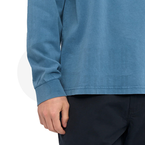Camiseta de Manga Larga Extra Grande Personalizada para Hombre, Algodón Grueso, Estilo Vintage Lavado, Corte Holgado, Camiseta Lisa, OEM ODM - Product Image 3