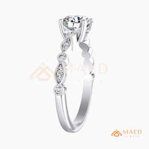 925 Sterling <b>Silver</b> <b>Emerald</b> Cut Moissanite <b>Ring</b> Elegant Bridal Promise Jewelry for Women Daily Wear Gift USA - Product Image 6