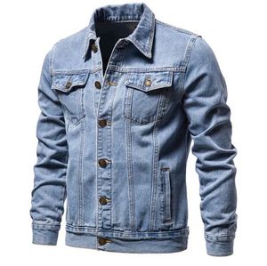 Men's Slim Fit Denim Jacket Casual <b>Stand</b> Collar Regular Sleeve Solid Color Leather Material Winter Wear Quick Dry Sherpa Lining - Product Image 2