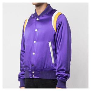 Chaquetas Cortavientos de Satén Personalizables para Hombre, con Capucha, para la Temporada de Invierno, Chaqueta Bomber Extra Grande con Acabado de Alta Calidad - Product Image 2