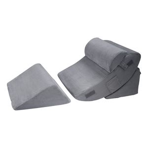 Juego de Almohadas Ortopédicas en Forma de Cuña, 4 Piezas, Almohadas de Espuma Ajustables para Soporte Postoperatorio de Piernas, Cuello, Hombros y Espalda - Product Image 1