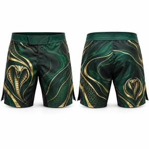 Shorts de MMA Sin Bolsillos, Directo de Fábrica, Opciones de Talla, Cierre Seguro, Diseño Personalizado, Ropa Deportiva, Elásticos en Cuatro Direcciones - Product Image 5