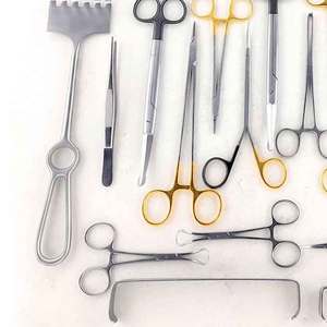 Kit d'instruments de chirurgie abdominoplastique Azicon de 36 pièces en acier inoxydable : ciseaux, pinces et rétracteurs - Product Image 5
