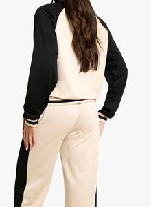 Wholesale Price Winter Streetwear Solid Reversible Tracksuit Hooded Drawstring <b>Jacket</b> Jogger Set Athletic Sportswear Training - Product Image 2
