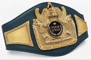 เข็มขัดแชมป์ MMA หนังแท้ทองเหลืองสั่งทำพิเศษ รุ่นเฮฟวี่เวท สำหรับทุกเพศ ระบายอากาศได้ดี ขายส่ง MOQ ต่ำ - Product Image 2