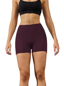 Women High Waist Yoga Shorts Breathable Seamless Workout Gym <b>Running</b> Fitness Shorts - Product Image 1