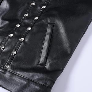 Chaleco de Cuero Negro Transpirable Reversible sin Mangas para Hombre, Estilo Punk Vintage, Chaleco de Motociclista, Ropa Urbana Sexy - Product Image 6