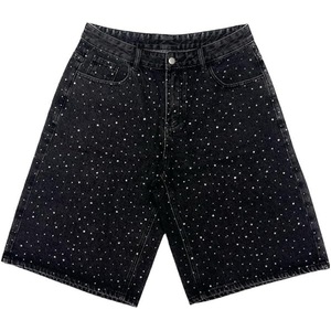 Novedad de Verano: Pantalones Cortos de Mezclilla para Hombre, Transpirables, Básicos, Combinables con Todo, Estilo Hip Hop, Sueltos, Rectos, de Cintura Media, Lavados, en Varios Colores - Product Image 3