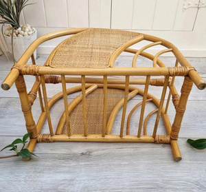 Venta al por mayor más barato Revistero de ratán natural hecho a mano con alta calidad de Vietnam - Product Image 5