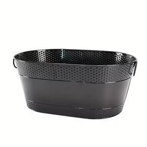 Latest Design Metal Ice Beverage Tub Stainless Steel Party Cooler <b>Bucket</b> Wine Beer Chiller Tub Event Use - Product Image 5