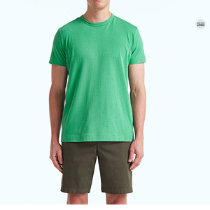 เสื้อยืดคอกลม CVC 60/40 สกรีนโลโก้ตามสั่ง ขายส่ง เสื้อยืดเปล่าลำลองสำหรับใส่ทั่วไป - Product Image 1