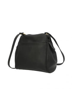 Bolso Bandolera de Cuero Genuino Negro para Mujer, con Cierre y Correas Fijas, Elegante, con Logotipo Personalizado, Colores Suaves, para Chicas, Venta al Por Mayor OEM - Product Image 6