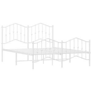 โครงเตียงเหล็กเคลือบสีขาวรูปทรงสี่เหลี่ยมผืนผ้า - Product Image 4