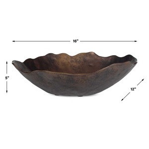Most Demanding Handmade Modern Eco-Friendly Tabletop <b>Vase</b> Black Aluminum Holds Water Decorative Bowl - Product Image 1