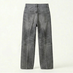 Denim Acid Wash Jeans Mens Baggy Fit Oversized Loose Streetwear Vintage Style Casual Wear Trendy Clothing Apparel - Product Image 4