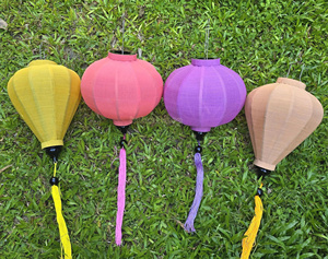 Handmade Vietnamese Lantern Silk Lanterns Bamboo Lantern Silk Lanterns Decorative Silk Lanterns For Home Decor - Product Image 3