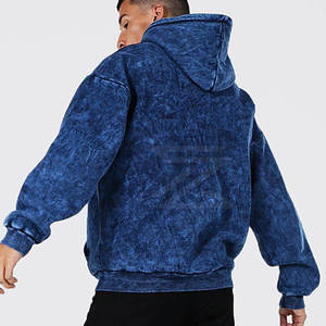 Comfortable Warm Relaxed Fit Hoodie Acidwash Hoodies <b>Men</b> Casual Daily Wear Soft Fabric Loose Fit Street Style - Product Image 5