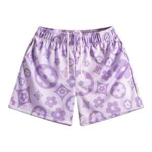 Shorts de basket-ball personnalisés pour hommes en maille polyester, taille plus, coupe classique, imprimé sublimé sur toute la surface, avec poches latérales - Product Image 2