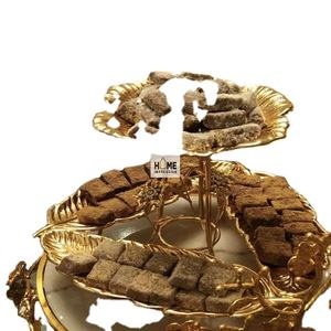 Tazón de Chocolate de Lujo en Oferta, Tazón de Chocolate de Metal de Diseño Antiguo, Diseño Floral, Tazón de Mesa Hecho a Mano de Aluminio Fundido - Product Image 1