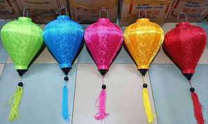 Lanterne en alliage d'aluminium écologique HOT SELLING BLUE LOTUS, durable et pliable, pour décorations de festivals et de fêtes en extérieur - Product Image 3