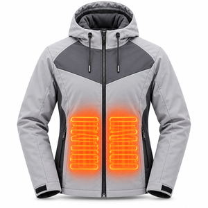 Rechargeable USB <b>Heated</b> Winter Jacket Smart Temperature Control Outdoor Hooded <b>Coat</b> <b>Men</b> Women Custom OEM - Product Image 1