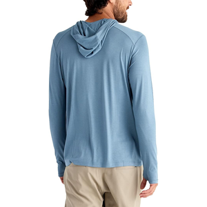 OEM Latest Design Fishing Hoodie Custom Breathable Lightweight Made In Pakistan Loose Fit Polyester <b>Sun</b> Protection Men Shirt - Product Image 6