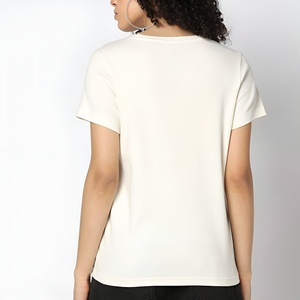 Camisetas de Mujer en Diferentes Colores, Ropa Casual, Servicio OEM, Tejidos Transpirables de Secado Rápido, Camisetas para Mujer, Más Vendidas - Product Image 3