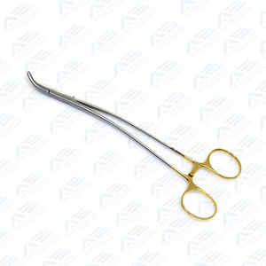 Ratchet Stratte <b>Valve</b> <b>Needle</b> Holder Curved Jaw Surgical Instrument with TC Inserts Ring Handle 19 cm 7.5-Inch Stainless Steel - Product Image 6