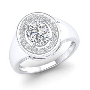 Bague de fiançailles REYES en argent sterling 925 exquis, certifiée GRA, en moissanite, pour femme, cadeaux de mariage personnalisés, bijoux fins - Product Image 2