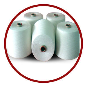 Hilo cardado de mezcla de algodón y poliéster Premium NE 24s/1 para tejer | Hilo de tela de ropa de alta calidad - Product Image 4