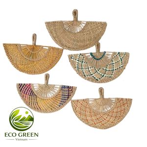 Abanico de Mano de Seagrass Natural Ecológico Hecho a Mano, Ideal para Días de Playa, Decoración del Hogar y Regalos - Product Image 3
