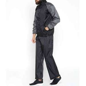 Conjunto Deportivo Cortavientos para Hombre, Chaqueta con Capucha Resistente al Agua y Pantalones Deportivos con Tela Ligera y Transpirable para Ropa Deportiva - Product Image 6