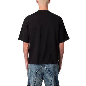 Custom Manufacturer Streetwear 100% Cotton Print Lightweight Drop Shoulder Oversized <b>Boxy</b> <b>T</b> <b>Shirts</b> Plus Sized Unisex Solid Color - Product Image 4