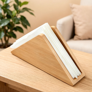 Boîte à mouchoirs en bois d'acacia, nouveau design, qualité supérieure et produit très demandé pour usage au bureau - Product Image 4