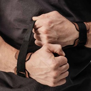 Adjustable Leather Palm Grips Non-Slip Breathable Design for Gymnastics <b>Weight</b> Training Pull Ups Fitness Workout Advanced - Product Image 6
