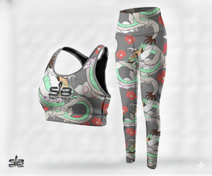 Conjunto de yoga para mujer, la mejor calidad en sublimación y tela - Product Image 1