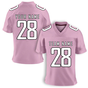 Camiseta de Fútbol Americano Personalizada de Alta Calidad, Sublimada, de Malla, Manga Corta, Transpirable, con Protección UV, Diseño de Verano, Talla Grande, 100% - Product Image 5