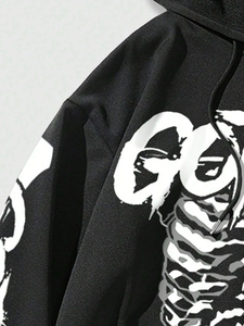 Conjunto de Chándal para Hombre 100% Algodón con Logotipo Personalizado OEM – Sudadera con Capucha Oversize Transpirable de Alta Calidad con Lavado Ácido y Estampado Urbano para Invierno - Product Image 4