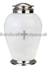 Venta caliente de alta calidad hermoso diseño latón adultos urnas de cremación para cenizas urnas hechas a mano urnas funerarias - Product Image 6