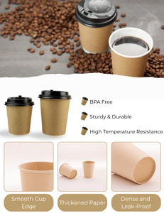 Oferta Especial 2025: Vaso Desechable Ecológico Biodegradable para Café para Llevar, de Pared Simple, Papel Sintético con Recubrimiento de PE, Logotipo Personalizado - Product Image 2