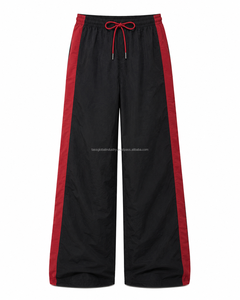 Ensemble de survêtement coupe-vent à jambes larges, ample, réfléchissant, personnalisé, OEM, vente en gros - Product Image 4