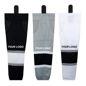 Calcetines Deportivos Sublimados al por Mayor para Niños, Calcetines de Hockey sobre Hielo Tejidos con Logotipo Personalizado, de Secado Rápido para Jóvenes - Product Image 3