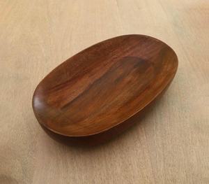 Assiette ovale en bois fabriquée à la main Fabricant d'articles de service à salade Vente en gros vente directe en usine - Product Image 2