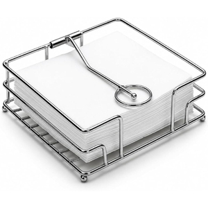 Porta Servilletas Metálico de Estilo Mid-Century, Porta Servilletas de Papel para Hoteles y Restaurantes, Decoración de Mesa de Cocina - Product Image 1