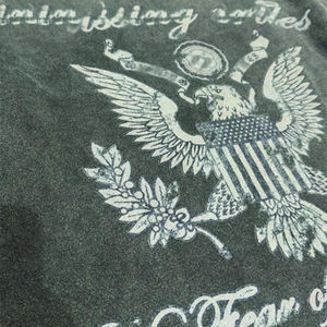 Camiseta regular sólida de gran tamaño para hombre con logotipo personalizado Sun Faded 100% algodón de doble capa de silicona con estampado de manga regular Terry High - Product Image 4